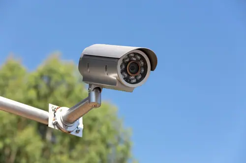 Hikvision-style CCTV security camera